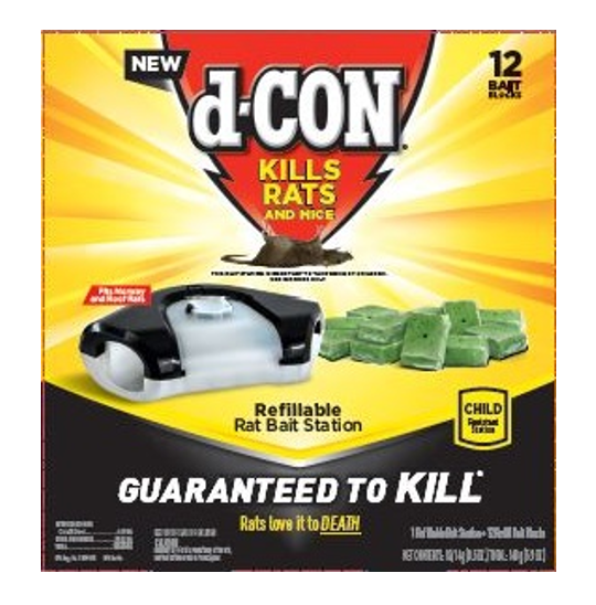 dCON Refillable Rat Bait Station 